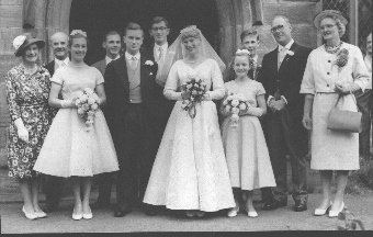 1961 weddding group